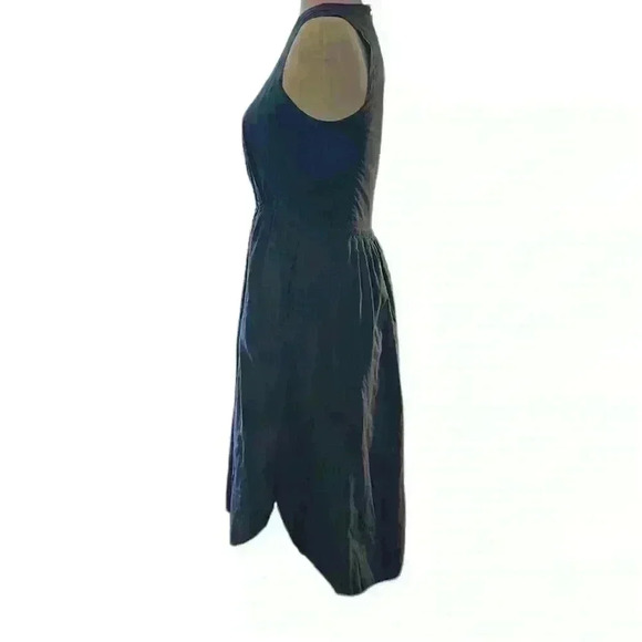 MADEWELL Navy Blue Lakeshore MIDI Dress Size 0 - Picture 2 of 8